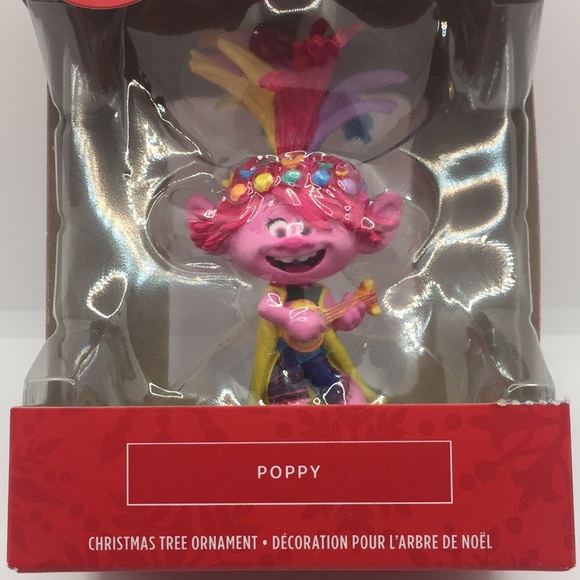 2020 Hallmark Dream Works Trolls World Tour Poppy Guitar Christmas Tree Ornament - Picture 3 of 10